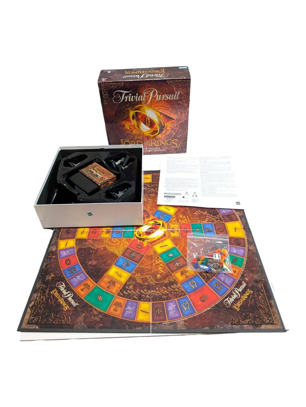 Lord of the Rings Movie Trilogy Trivial Pursuit Collector's Edition COMPLETE